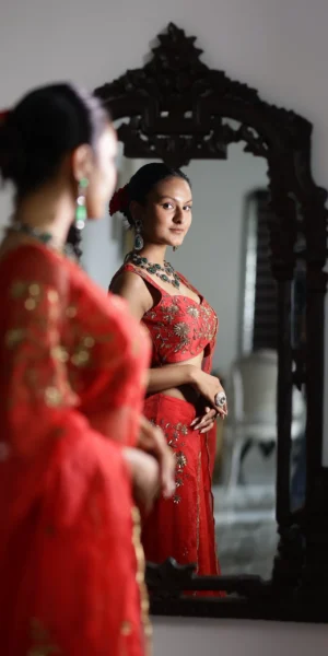 Rangriti Semi Bridal Lehenga