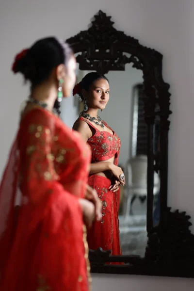 Rangriti Semi Bridal Lehenga