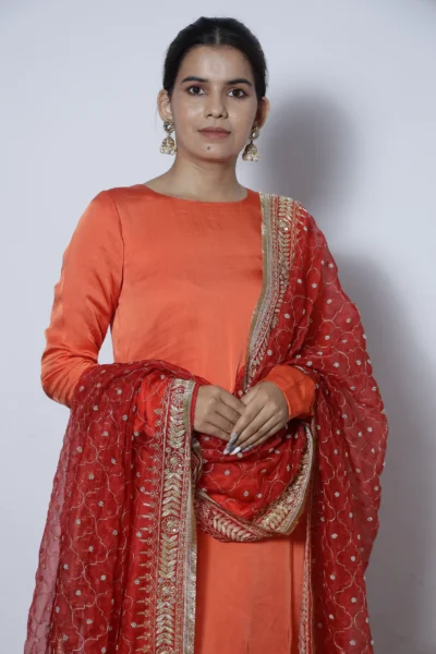 Kanak Orange Suit Set