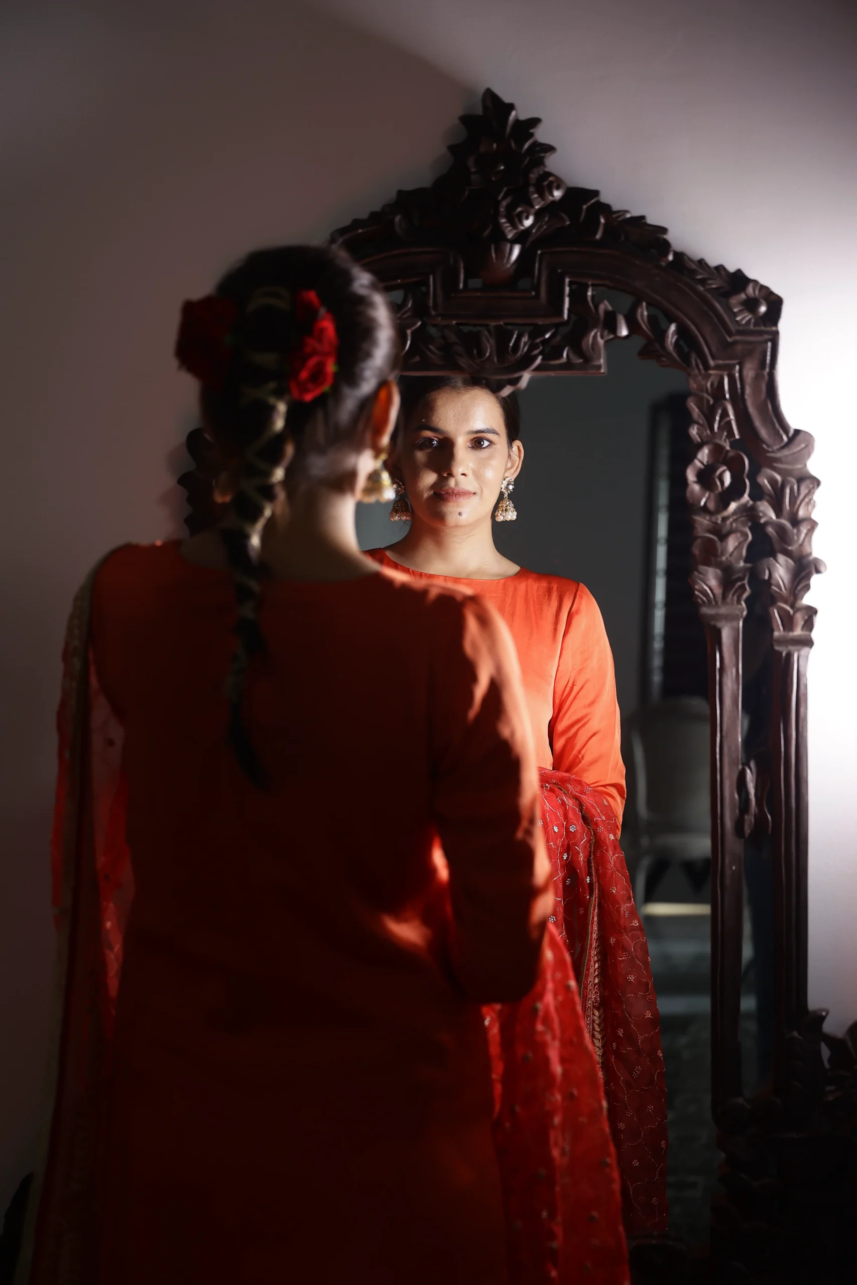 Contemporary bridal ensemble by House of Banni