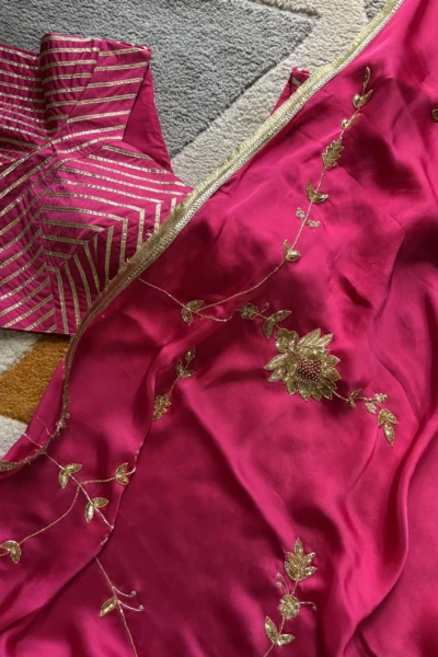 Pankhi Silk Satin Saree