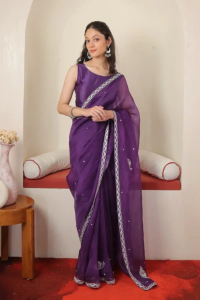 Shankhira Silk Organza Saree