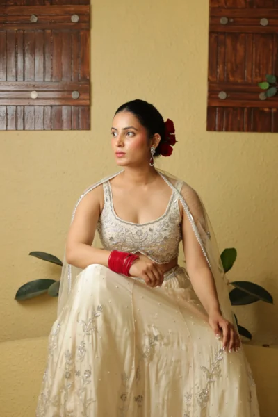 Riva Silk Satin Lehanga