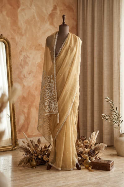 Zarin Silk Tissue Saree