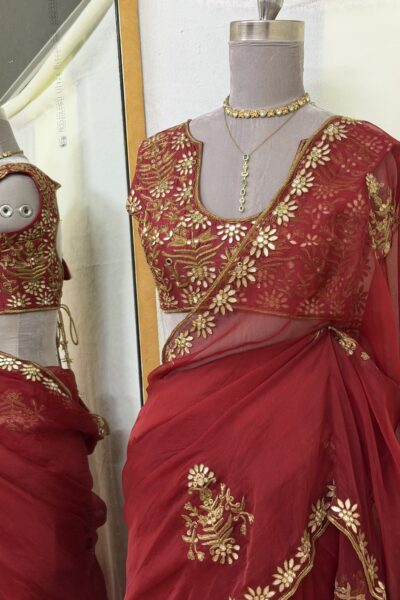 Aabroo Silk Organza Saree