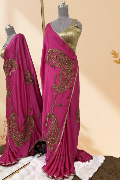 Meher Silk Satin Saree